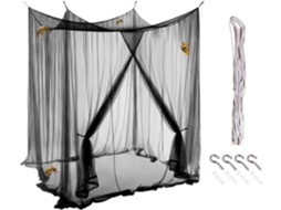 Mosquiteiro Genérico Para Cama De Camping, Fácil Instalação, Barreira Transparente