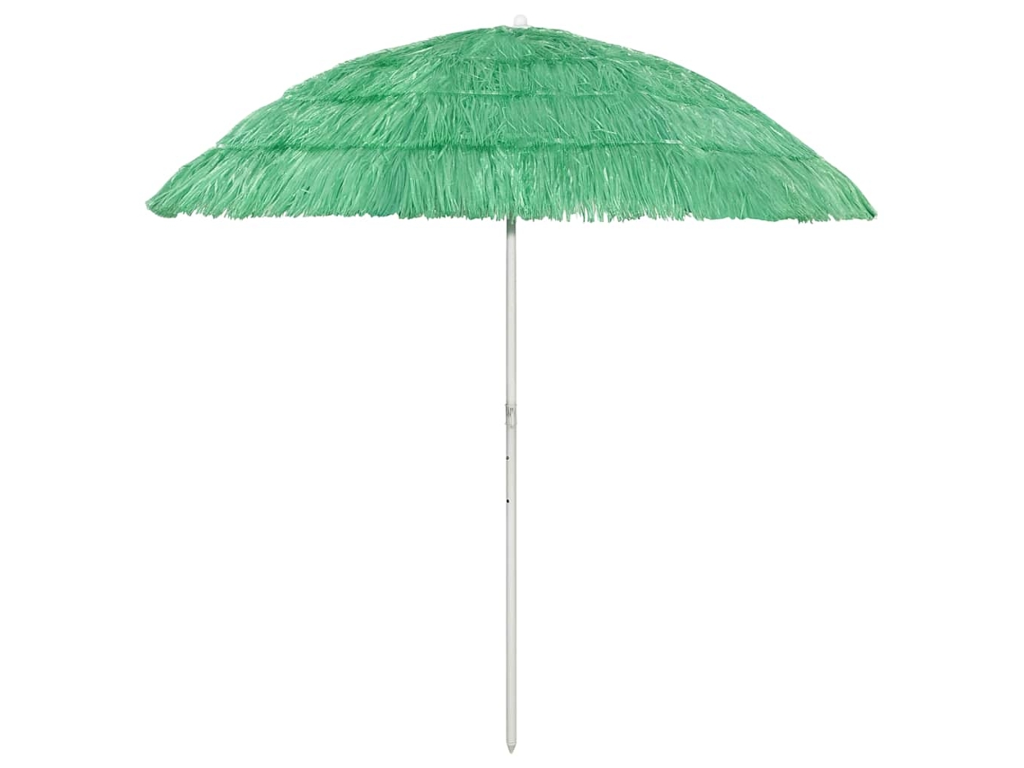 Vidaxl Guarda-sol De Praia Hawaii 240 Cm Verde