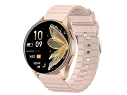 Smartwatch Com Gps Integrado Bússola Chamadas Bluetooth Bateria 400mah (rosa)