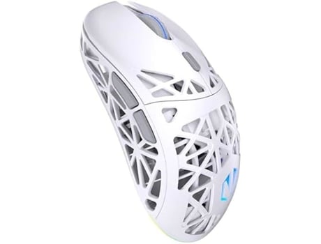 Mouse gamer sem fio Endorfy Liv Onyx White ultraleve de 12.000 DPI