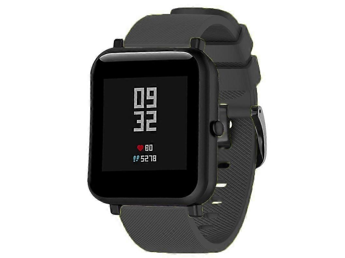 Pulseira De Silicone Preta De 20 Mm Para Huami Amazfit Gts / Samsung Galaxy Watch Active 2 / Gear Sport