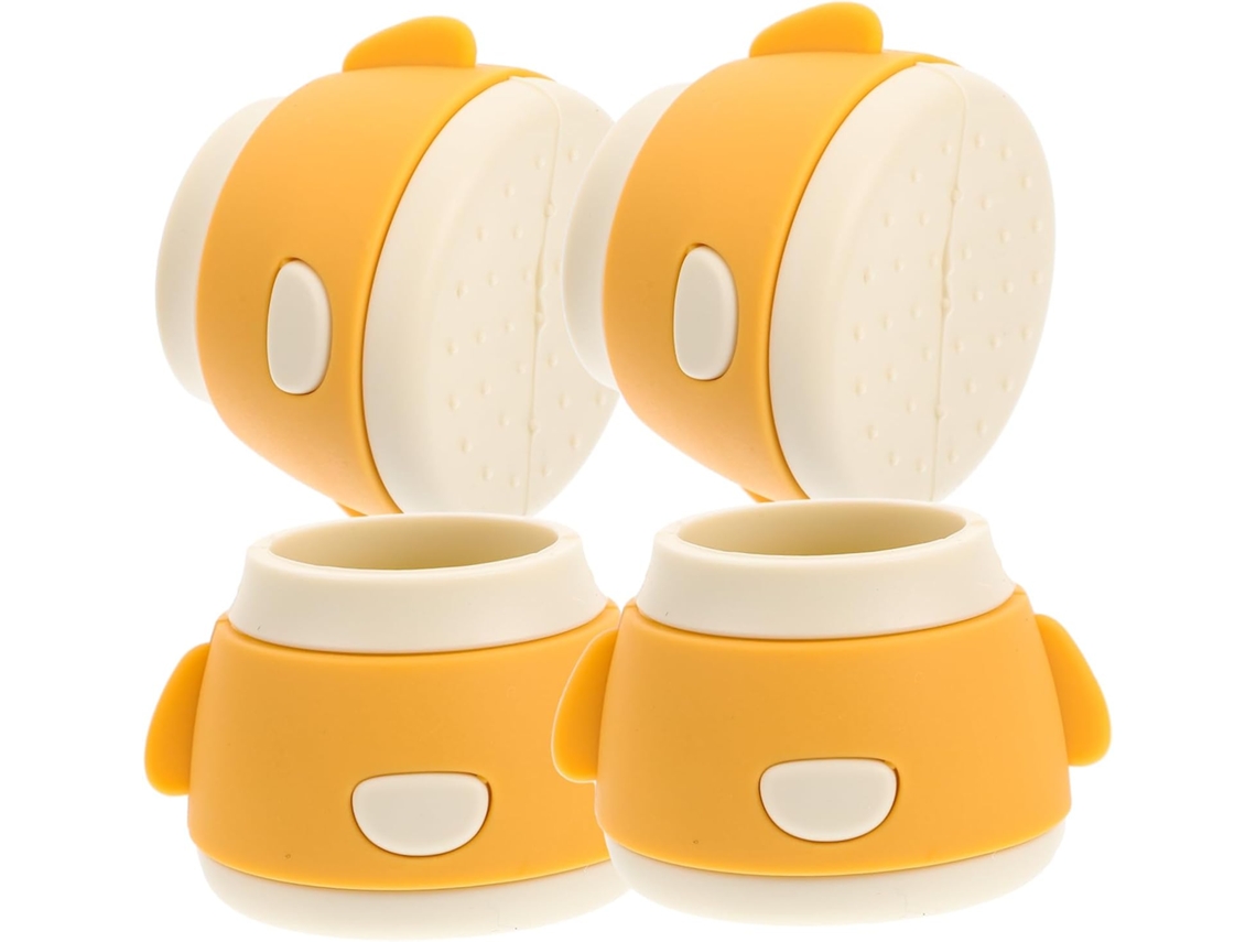 Nuobesty Conjunto De 4-protetores Silicone Para Pés Mesa E Cadeira, Antiderrapantes E Resistentes A Pisos De Madeira