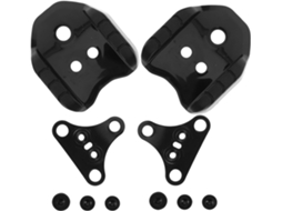 Conjunto de 2 adaptadores de plástico leves para pedais de bicicleta