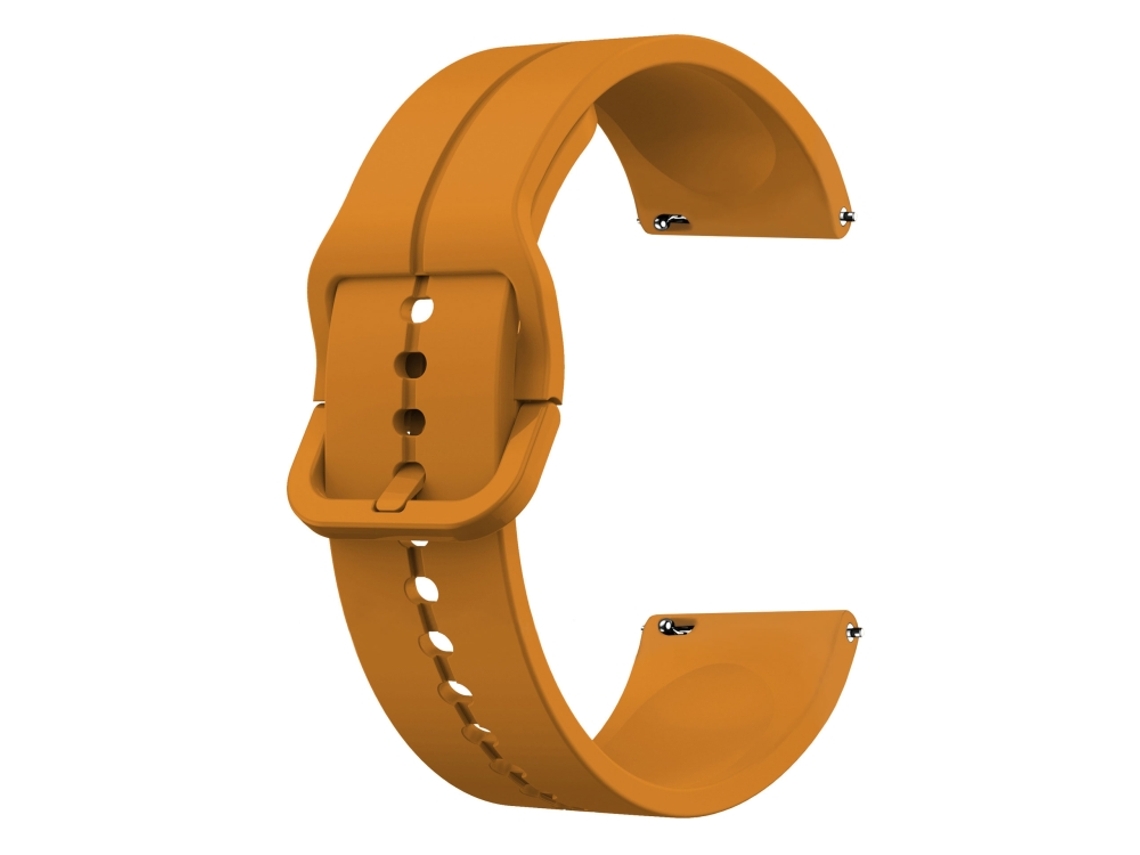 Bracelete de Smartwatch para de silicone Garminmove Luxe 20 mm (amarelo âmbar)