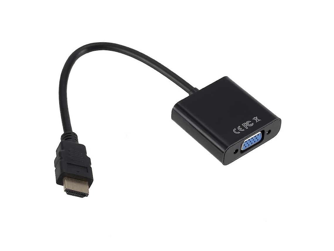 Adaptador conversor de cabo HDMI para VGA digital para analógico Slowmoose para tablet, laptop, PC e TV