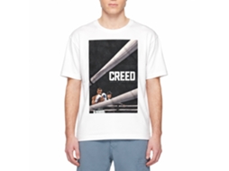 Rockinstone Rocky Movie Creed Poster White Adult T-shirt Size:m