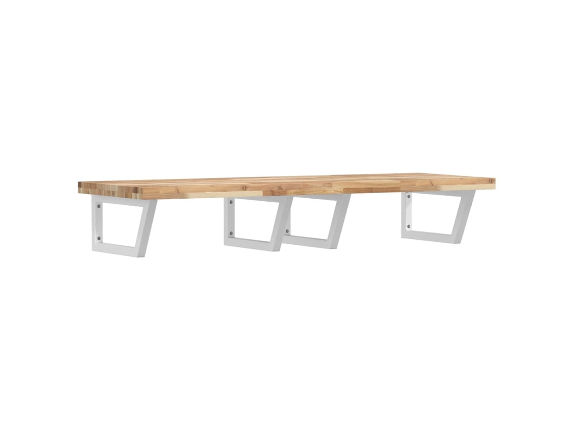 Basin Shelf, Basin Shelves Vidaxl Marrom Madeira De Acácia (140 X 50 X 4 Cm)