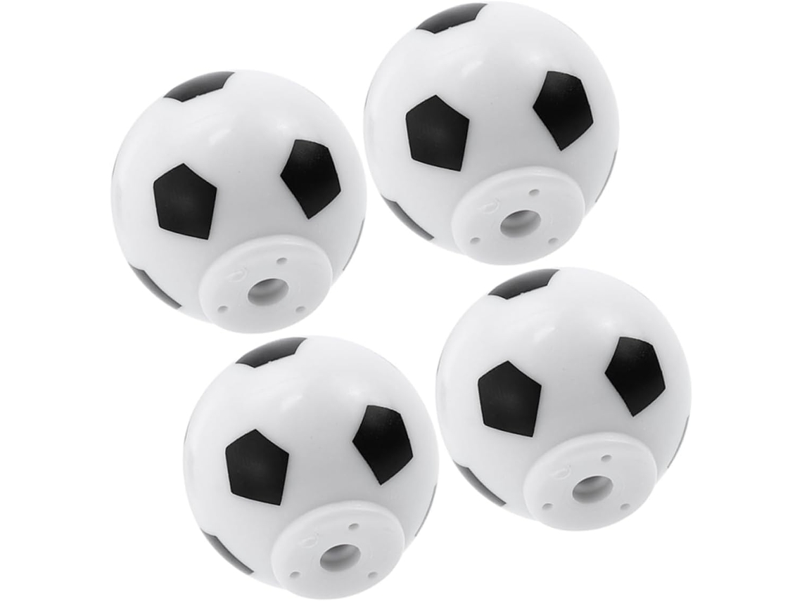 Conjunto De 4 Puxadores Decorativos Em Formato Bola Futebol Para Portas Armários, Unissex