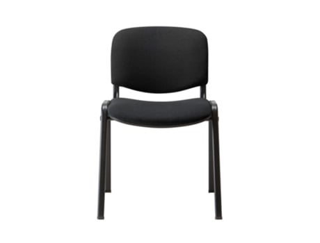 Linea Fabbrica Cadeira de Visitante Empilhável Visi Preto