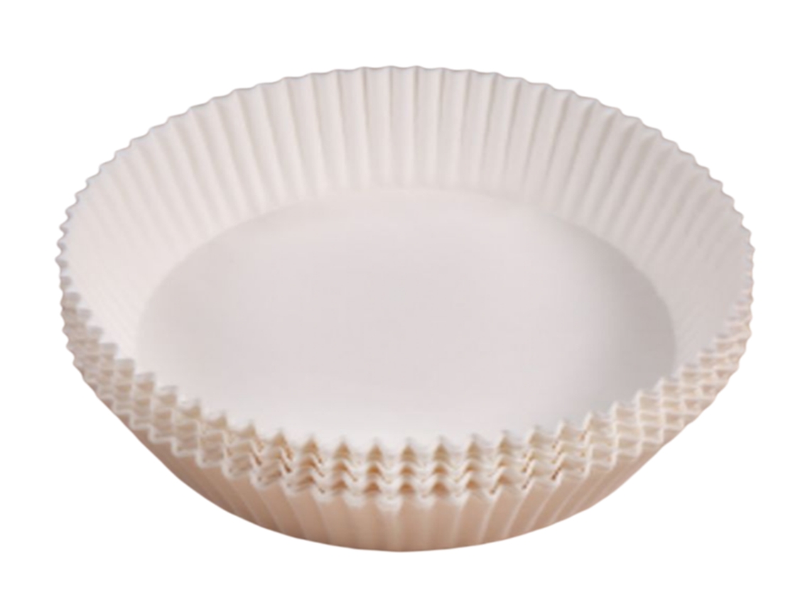 Papel Lurelia Para Fritadeira Air, 100 Unidades, 16 Cm, Descartável, Branco