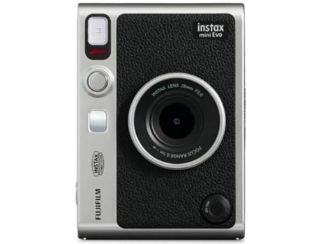 Máquina Fotográfica Instantânea FUJIFILM Instax Mini Evo (Preto - Obturação: 1/4 - 1/8000 s - Li-Ion - 62x46 mm)