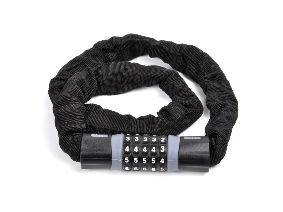 Cadeado De Combinação Para Bicicleta , Cadeado De Combinação De 6 Mm Aquaforge (cinza)