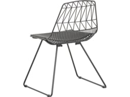 Conjunto 2 Cadeiras Harlan (Preto - Aço - 54x57x77 cm)