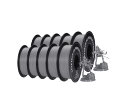 Filamento Pla, Para Impressora 3d, Diã¢metro De 1,75mm, Fã¡cil De Imprimir, Cinza Oem