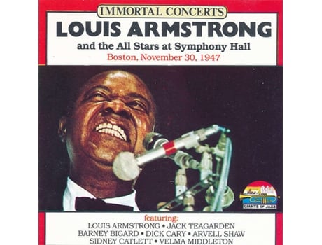 Cd Louis Armstrong And The All Stars At Symphony Hall Giants Of Jazz
