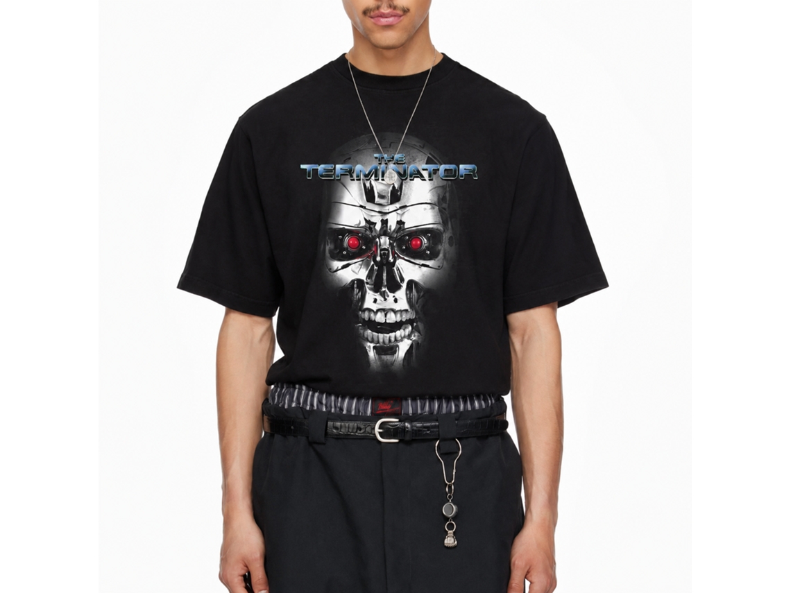 Rockinstone Terminator The Terminator Black Adult T-shirt Size:s
