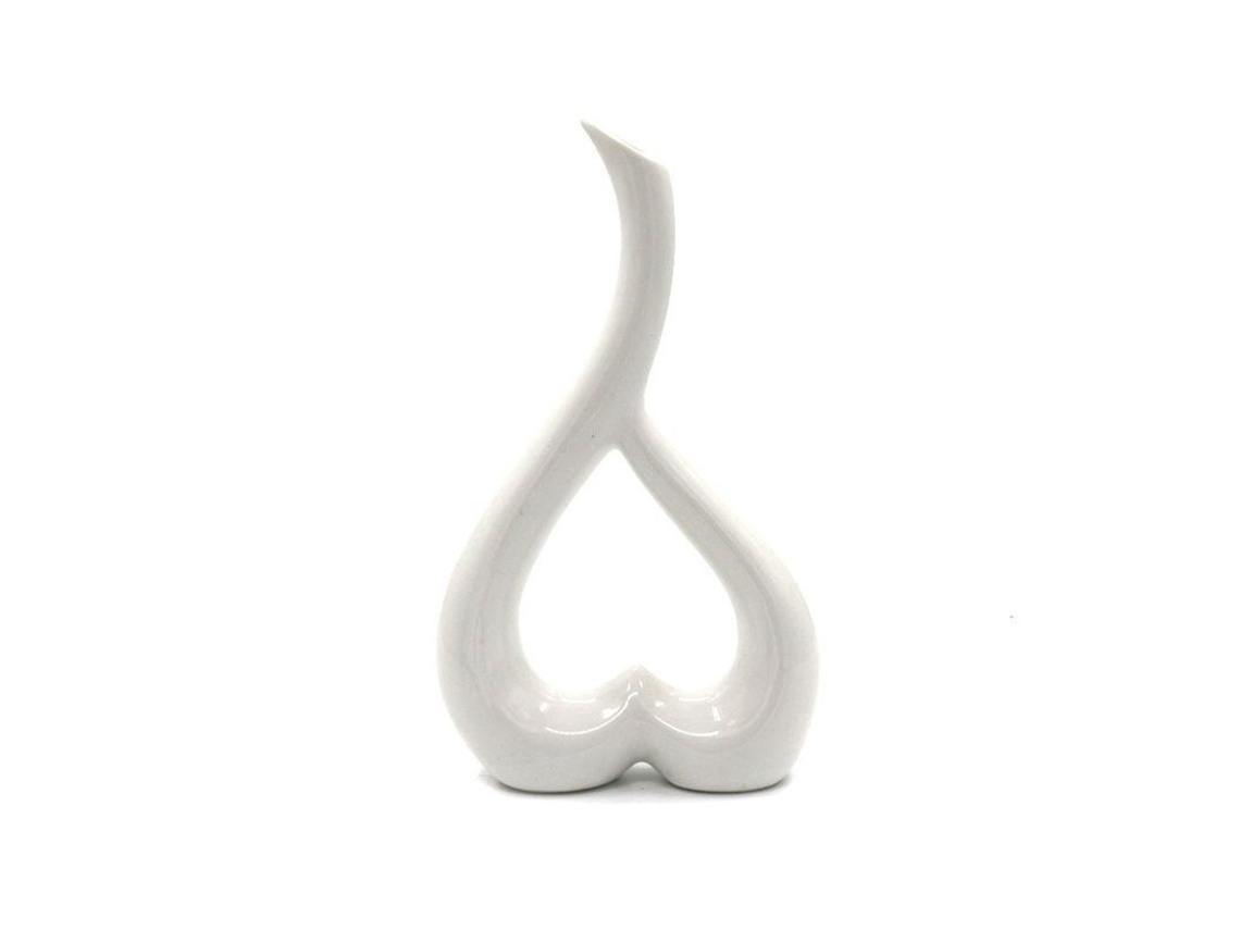 Vaso De Cerámica Artesanal, Regalo Ideal Para Bodas U Ocasiones Especiales, Blanco