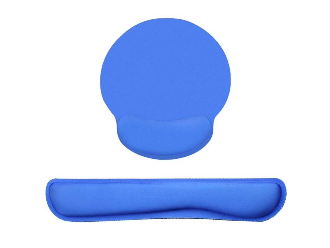 Mouse Pad Com Apoio Para Pulso, Teclado De Espuma Viscoelástica, Easy Blue Slowmoose