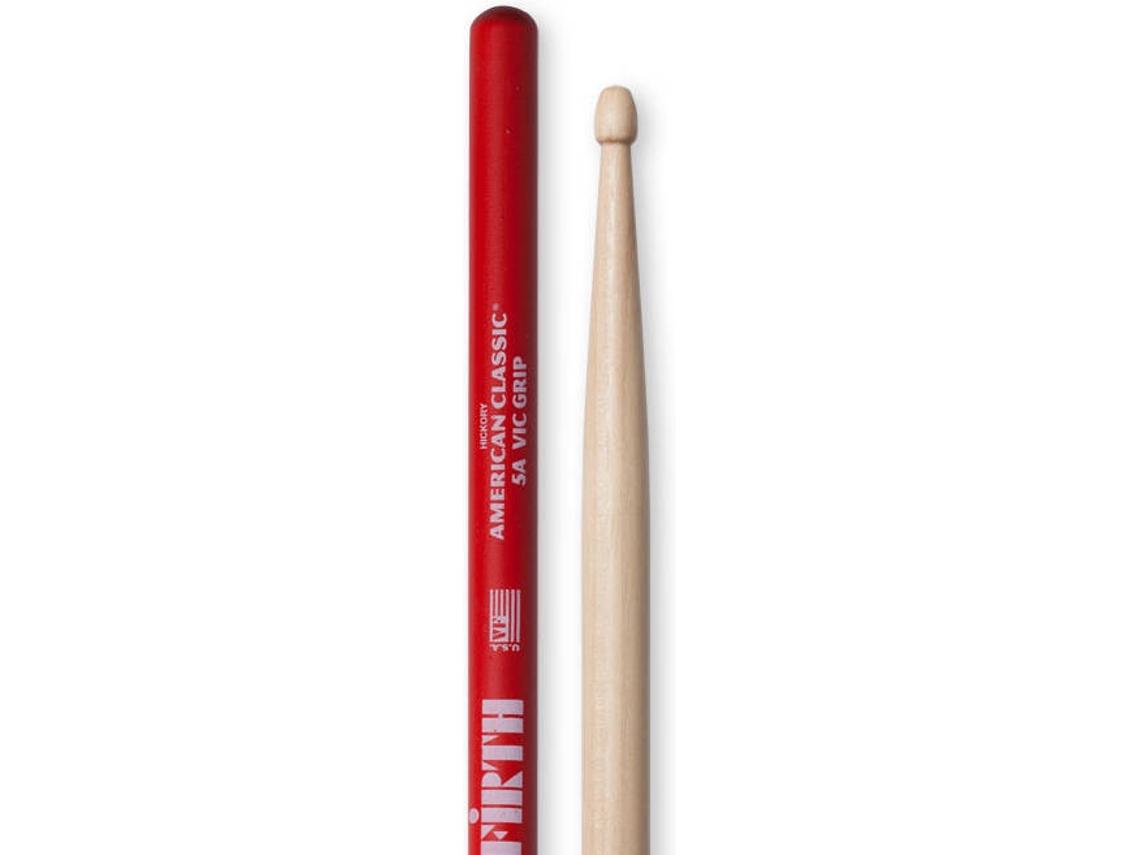 Baqueta VIC FIRTH 5A Vic Grip (40,6 cm)