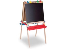 Melissa & Doug Deluxe Wooden Standing Art Easel Cavalete Preto