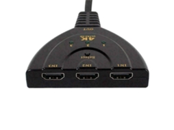 Divisor de Cabo HDMI 3 em 1 AQUAFORGE, 4K, 1080p