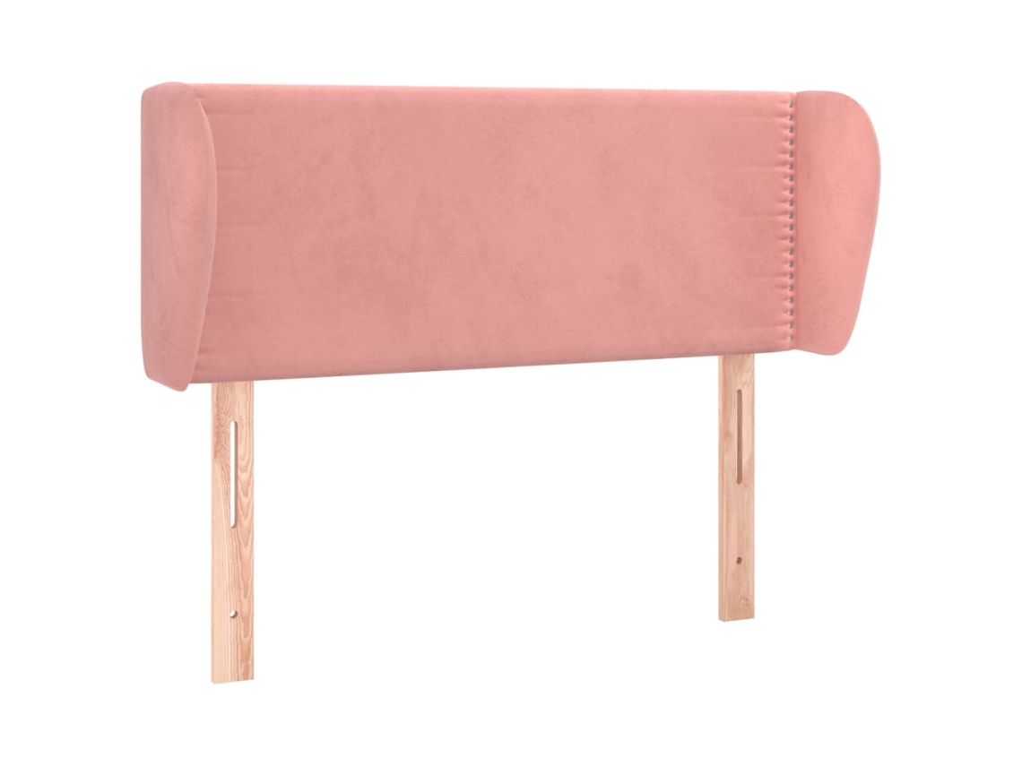Headboard, Headboards Vidaxl Cor-de-rosa Veludo (103 X 23 X 78/88 Cm)