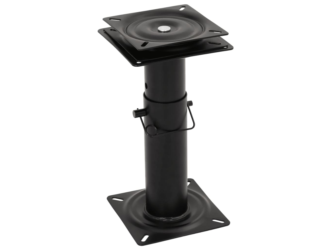 Vidaxl Pedestal Para Banco De Barco Ajustável Giratório A 360° Aço