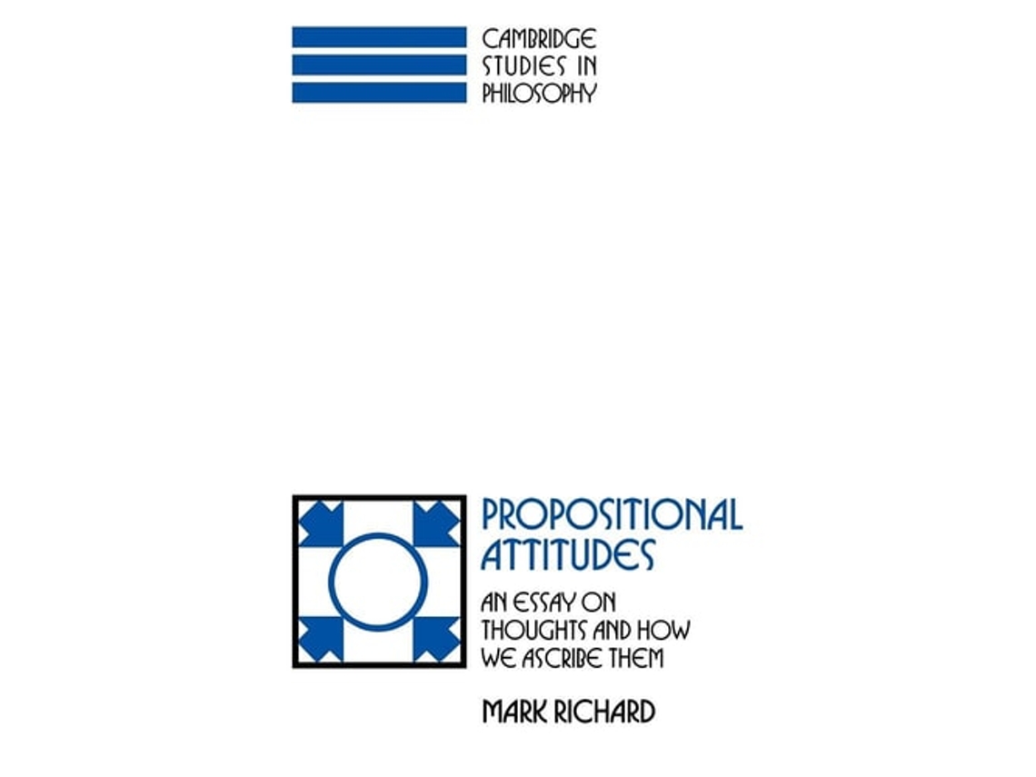 Livro Propositional Attitudes De Mark Richard (inglês)