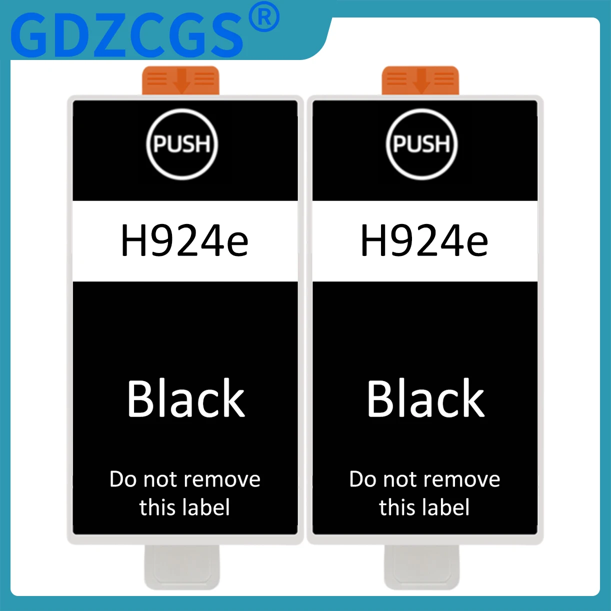 2 Tinteiros Pretos Nº 924, 924e e 924xl Compatíveis com os Hp Officejet Pro 8135e, 8134e, 8132e, 8122e, 8124e, 8125e, 8120e e 8130e. MDUG