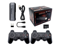 Consola De Jogos Retro Sem Fios X2 Plus Home Hd 2.4g Para Psp Tv Com 2 Comandos Sem Fios E 32 Gb De Armazenamento Mais De 15500 Jogos Sfushos