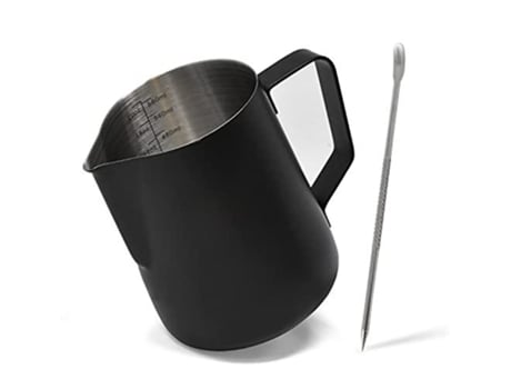 Aço Inoxidável Espuma de Leite Jarro com Latte Art Pen Coffee Jarro com Medidas