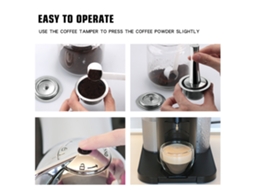Tamper De Café Espresso 41mm Aço Inox Dolce Gusto