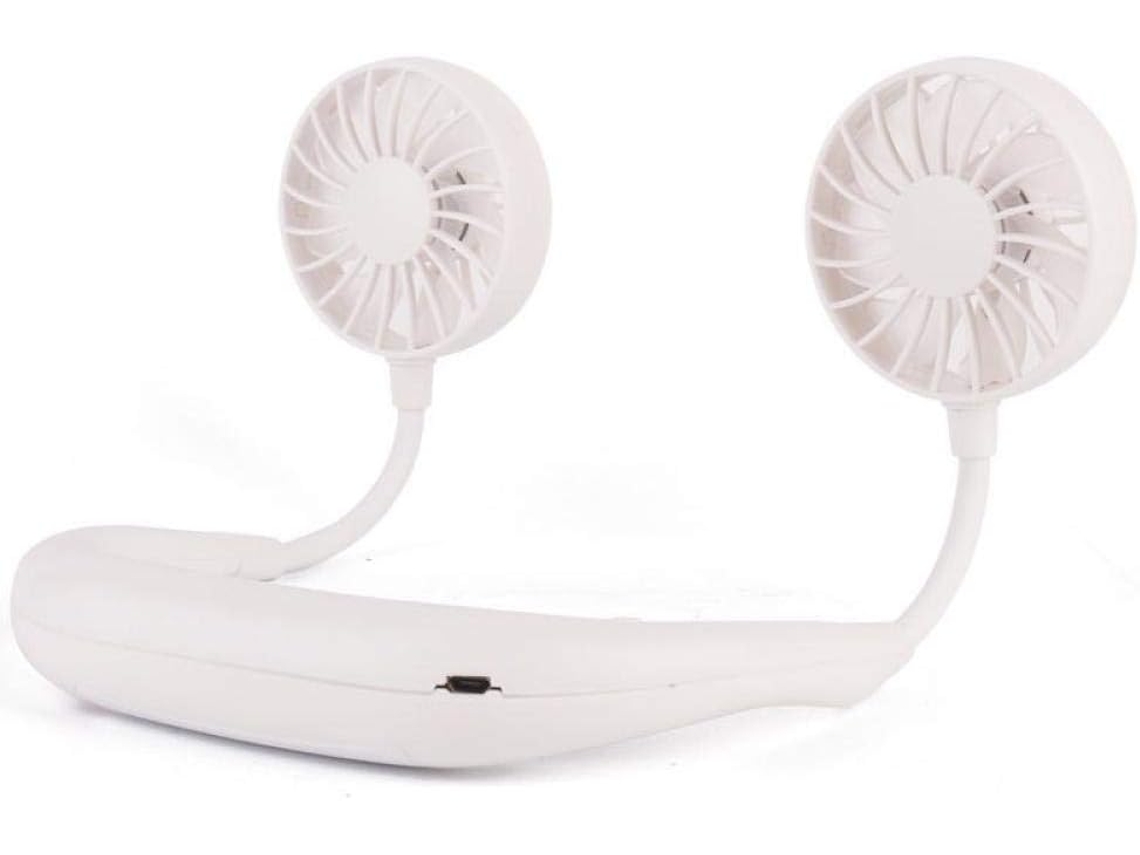 Ventilador USB de pescoço portátil S/MARCA, 1200m, uso doméstico e externo