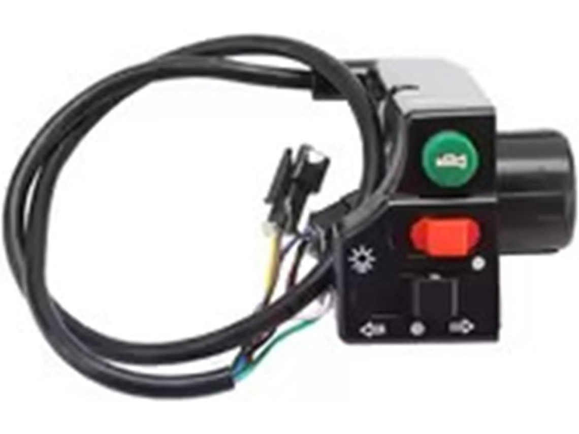 Interruptor 3 em 1 para Motocicleta Scooter Quadriciclo Farol Pisca Seta Permanece Claramente Visível Mesmo