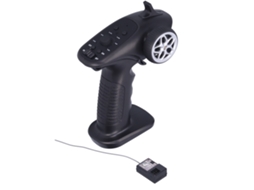 Ats transmissor e Receptor Digital de Controle Remoto 2.4ghz para Carro e Barco Rc 1/8 1/10 1/16 1/32 Preto