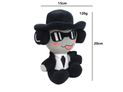Jogos Esquecidos Bonecas De Peluche, Menino Chapéu Preto, Brinquedos