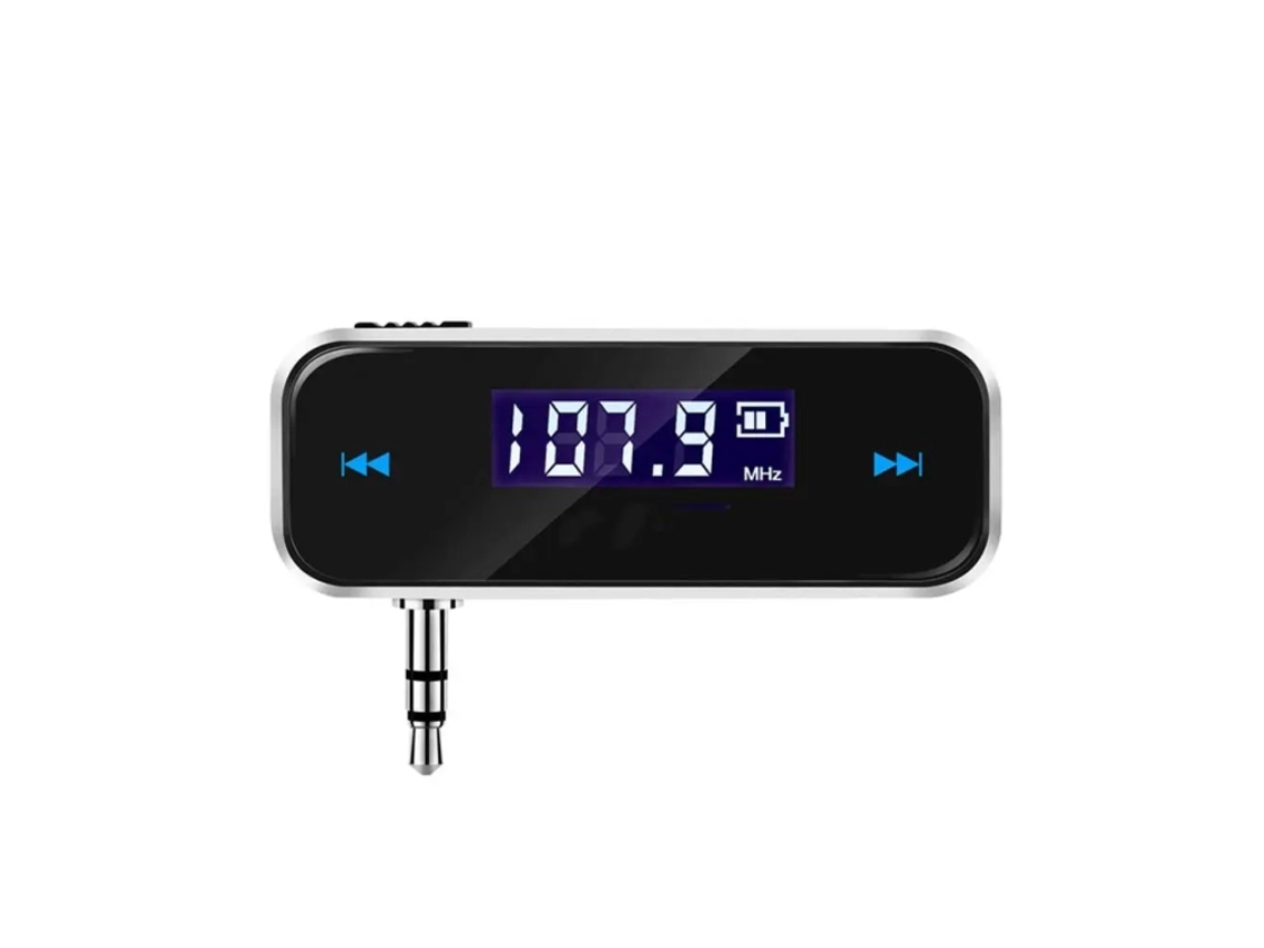 Transmissor Fm Bluetooth ZRUXE Fm 01 3.5mm para Carro (lcd, 200 Frequencias, Memoria Compativel com Iphone, Ipad)