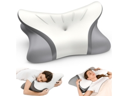 Almofada Cervical, Almofada Ergonómica Para Dormir De Lado, Almofadas De Espuma Viscoelástica Com Contorno Para Suporte Do Pescoço