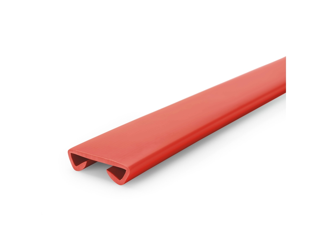 Corrimão Quest Pvc Standard 40x8 Mm, Vermelho, 1 M