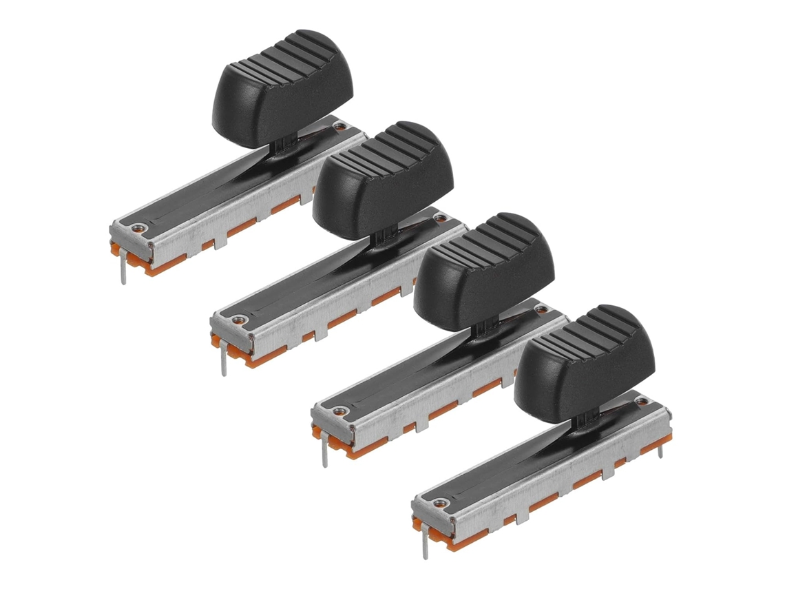 Potenciômetro Deslizante Linear De 45 Mm, Conjunto Com 4 Peças.
