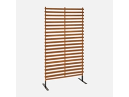 Biombo Dobrável De Madeira Para Exterior, 100cm, Interior/exterior, Madeira Sweeek