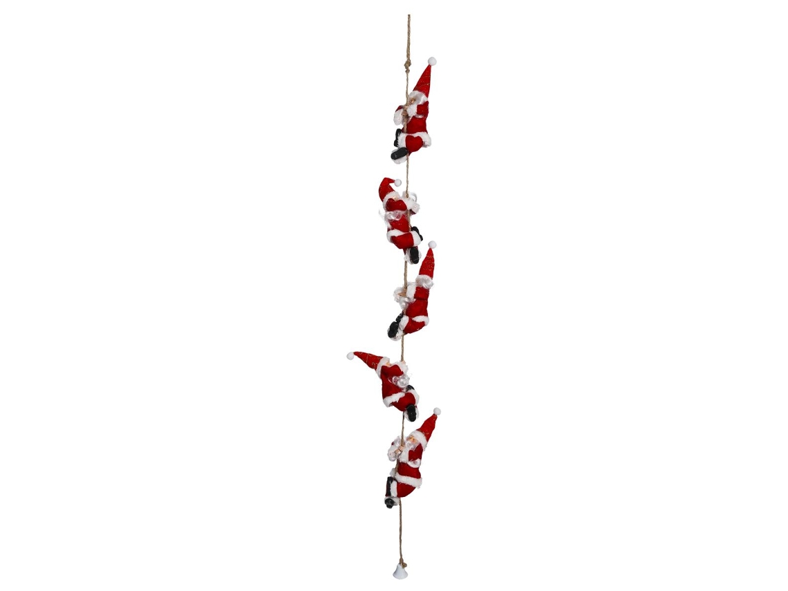 Grinalda de escalada de Papai Noel de plástico 110 cm FEERIC LIGHTS & CHRISTMAS