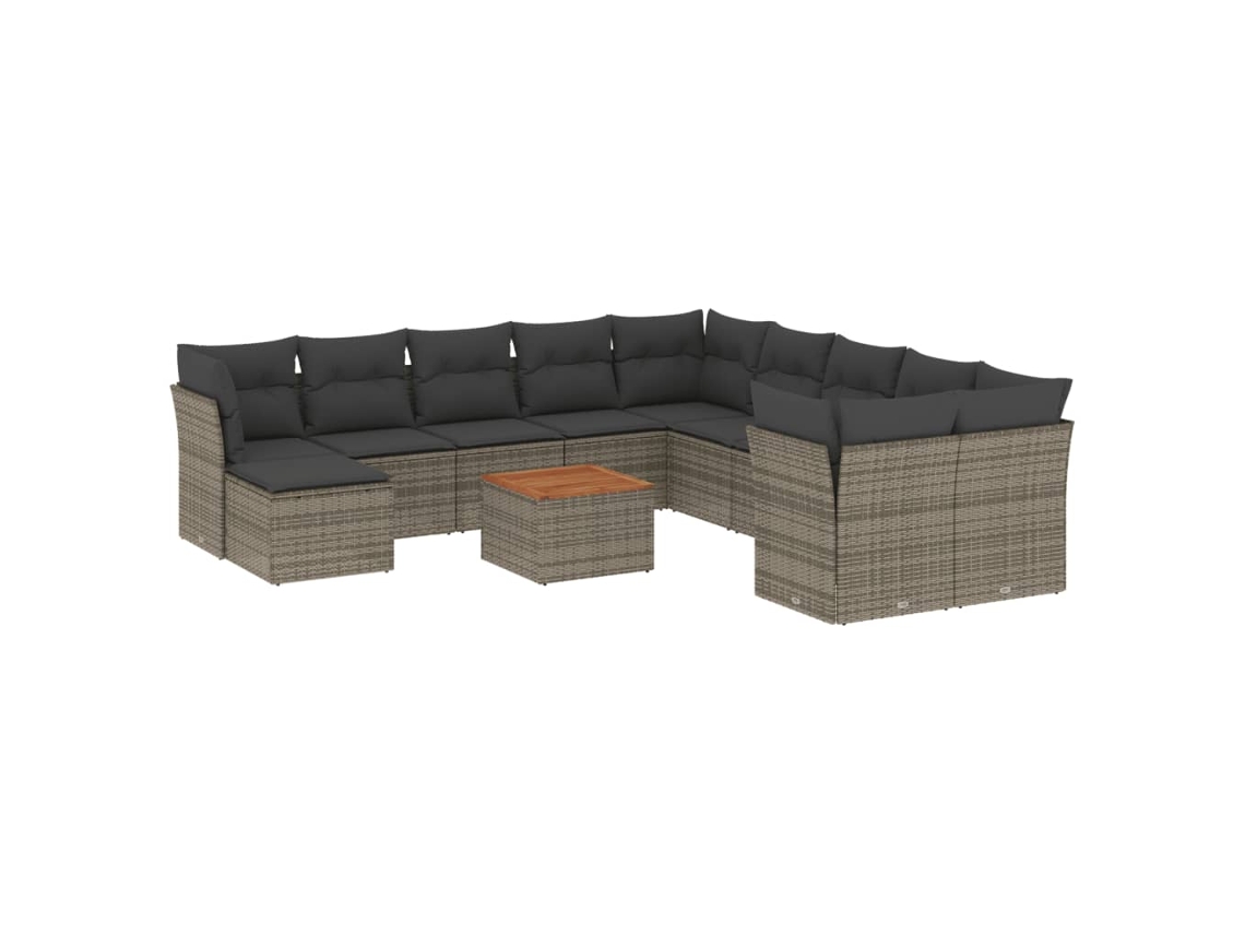 Garden Sofa Set, Garden Sofa Sets Vidaxl Cinzeto Rattan / Vime (n/a)
