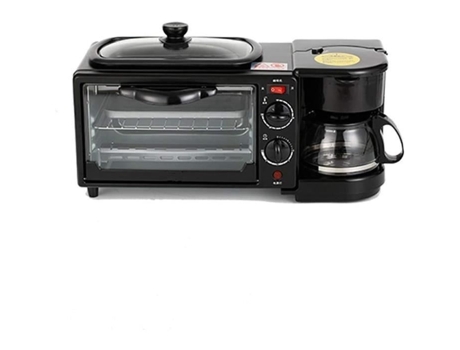 Casa Multifuncional 4L 1050W Máquina de Café Da Manhã Mini Forno Elétrico Microondas Torradeira Frigideira Ome J4878 SANAG
