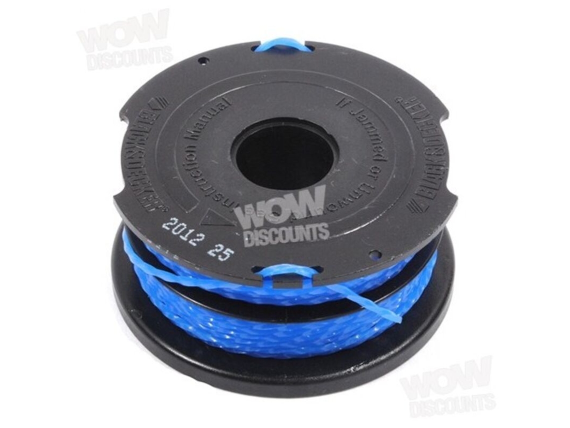 Bobina Para Aparador De Relva, Fio De Nylon 6m, Alimentação Automática Dupla, Compatível Com Black Decker A6441 Reflex2 Da6441, 2 X 6m