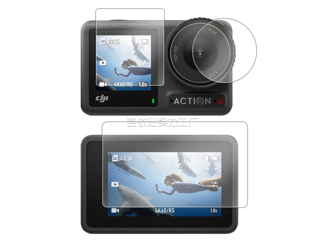 Pelicula de Vidro XIAOMOYU Osmo Action 4