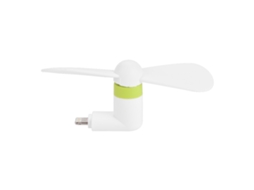 Mini Ventilador de Mão EOOCOO com cabeça de maçã branca portátil