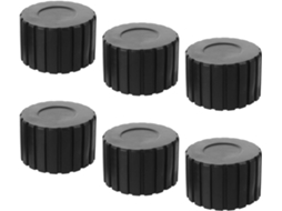 Conjunto De 6 Protetores Plástico Redondos 50 Mm Para Pés
