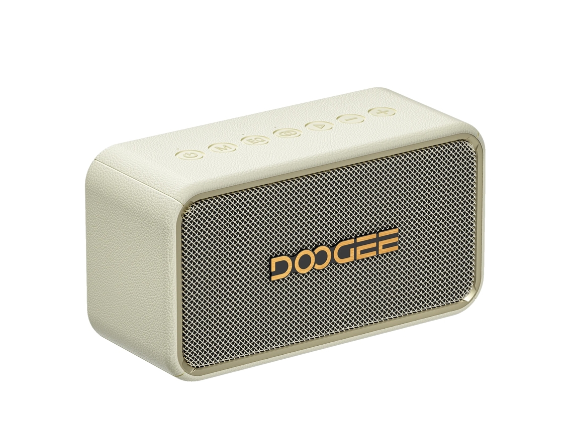 Caixa De Som Bluetooth Portátil, À Prova D'água, Bass Poderoso, Branco