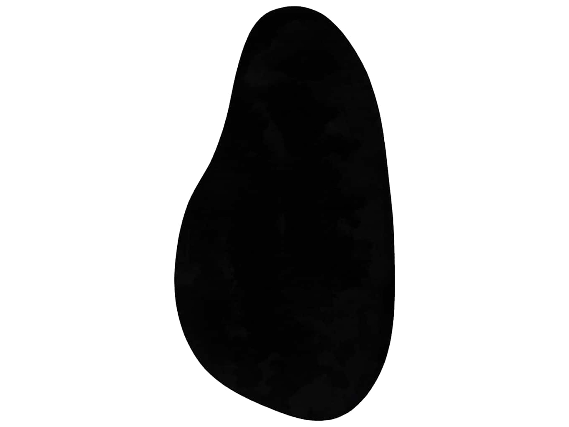 Conjunto 1 Carpete Para Casa Vidaxl Preto Poliéster (100 X 200 Cm)